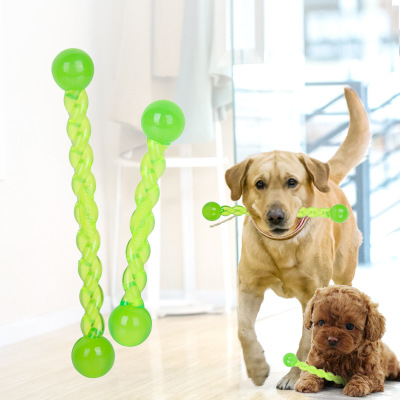 Indestructible Dog Chew Toy - Cão dentes vara brinquedos, material ambiental