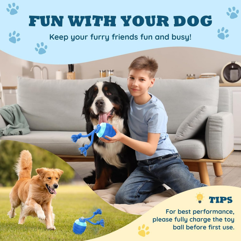 Brinquedo Interativo Automátic - Automatic Moving Dog Ball avaliação e preço