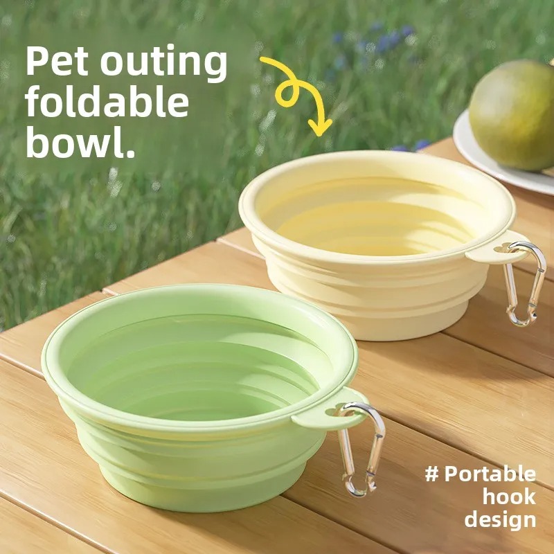 Tigela Portátil Dobrável para  - Pet Feeders avaliação e preço