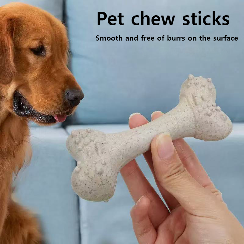 Brinquedos para animais de est - Teeth Cleaning Dog Chew Bone avaliação e preço
