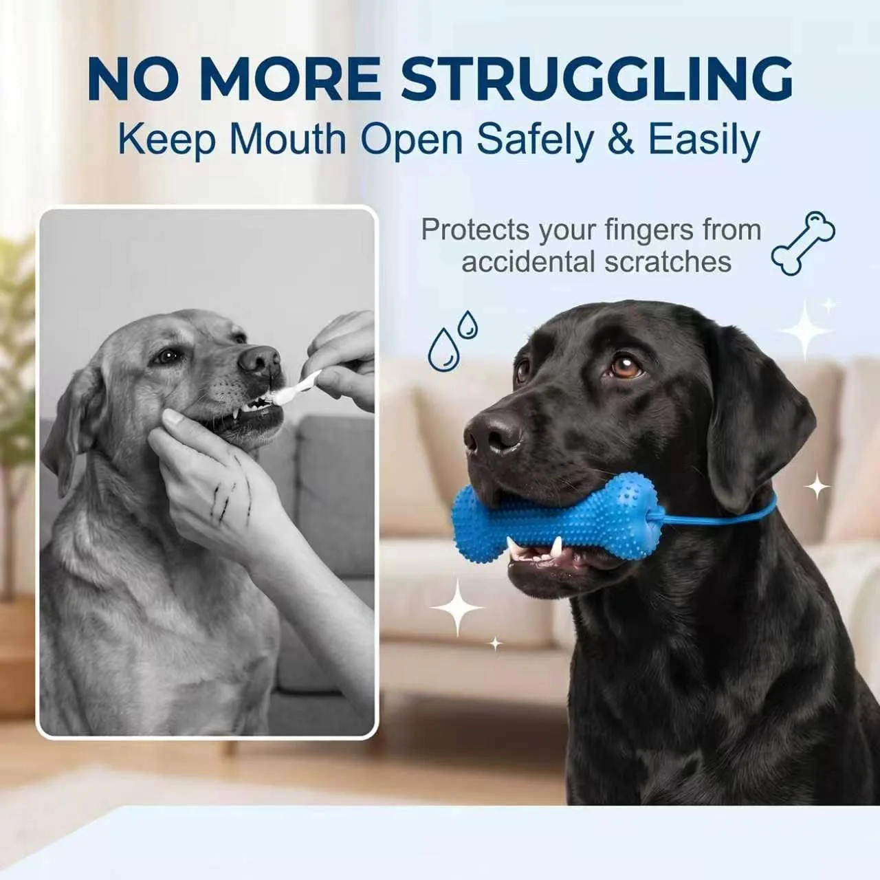 Brinquedo de borracha reutiliz - Teeth Cleaning Dog Chew Bone avaliação e preço